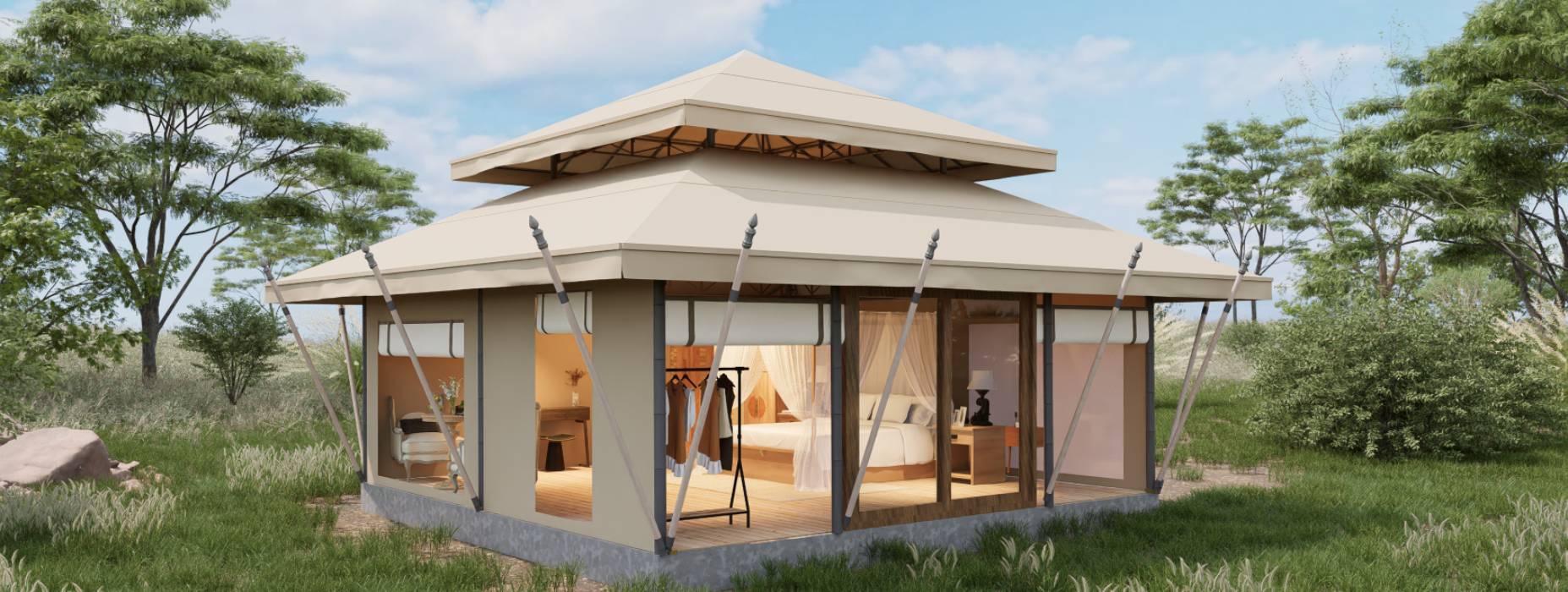 松山区户外野奢帐篷